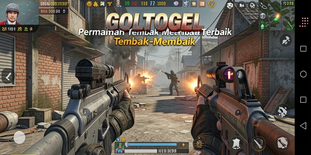 Tampilan gameplay GOLTOGEL yang mendebarkan dan penuh aksi.