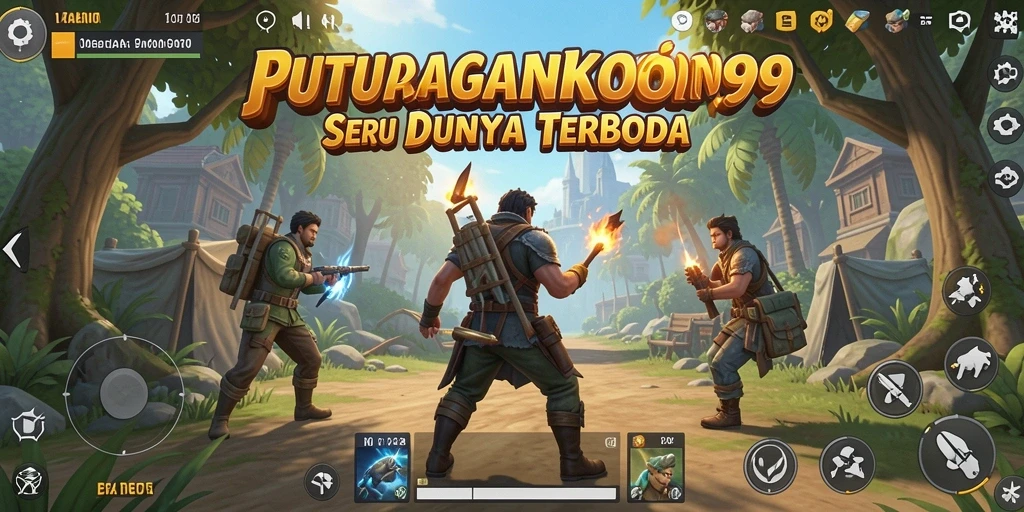 Tampilan gameplay seru di dunia terbuka JURAGANKOIN99.