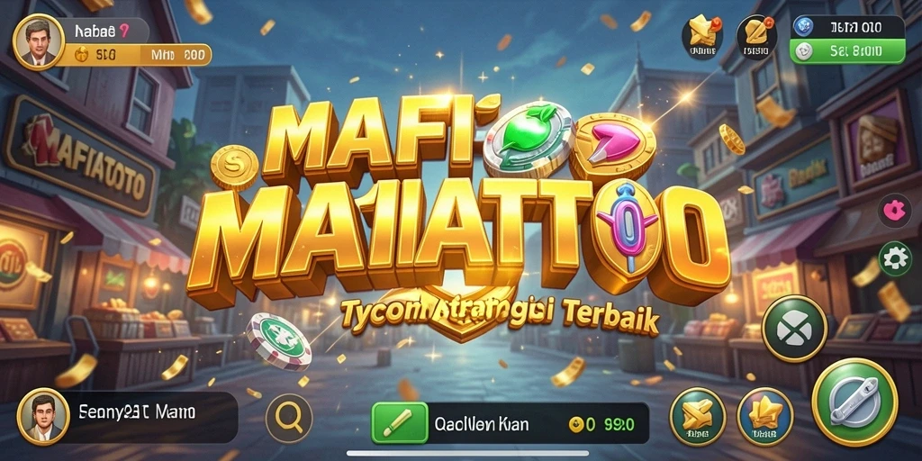 Tangkapan layar utama MAFIATOTO menampilkan gameplay menantang dalam membangun kerajaan bisnis.