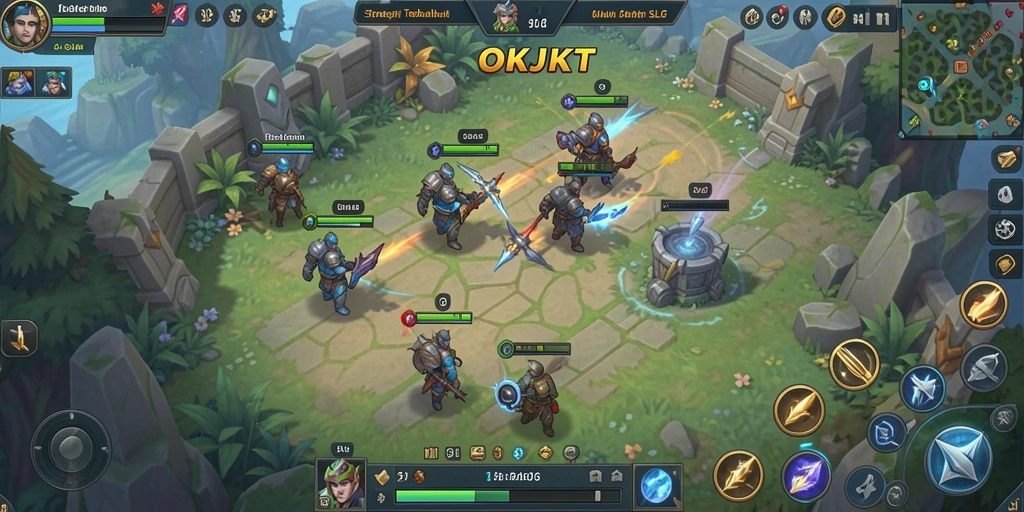 Tampilan gameplay yang menarik dari OKJKT.