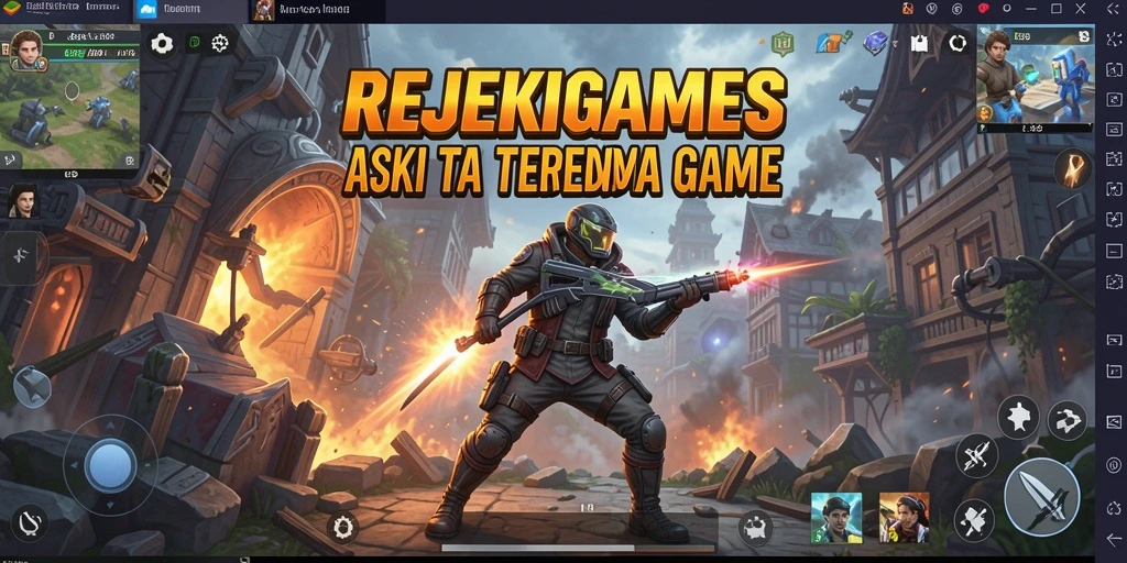 Tangkapan layar REJEKIGAMES dengan aksi menegangkan dan grafis yang mengesankan.