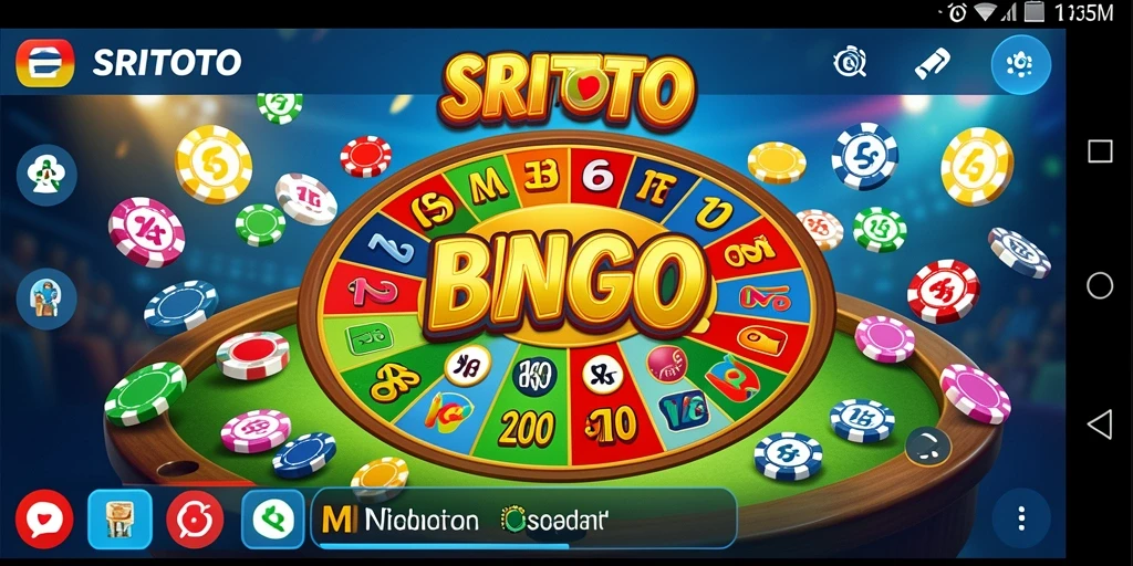 Tampilan gameplay SRITOTO dengan fitur Bingo menarik.