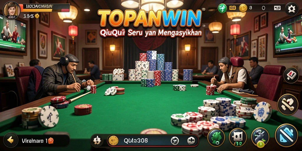 Gameplay seru dari TOPANWIN yang menampilkan QiuQiu.
